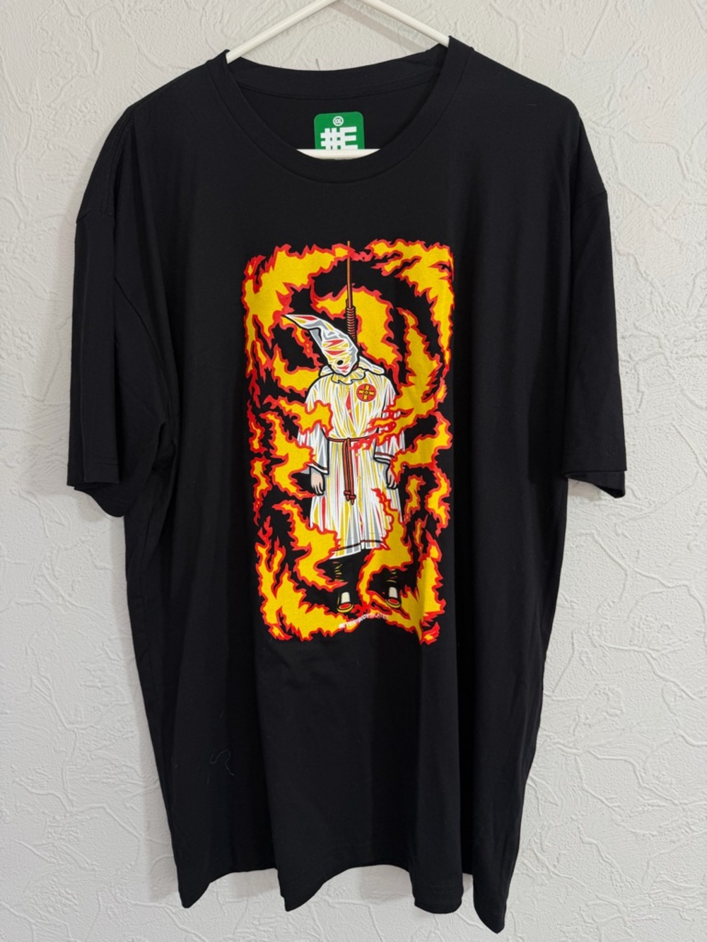 Men’s Everybody Skates Burning Klansman Skating Graphic T-Shirt Rare Sz XXL NWOT